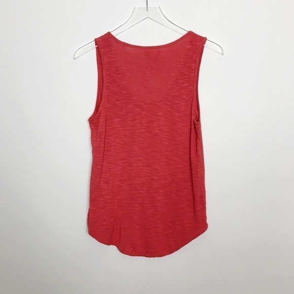 Madewell Anthem Heathered Red Burnout Tank Size XS - Picture 2 of 8